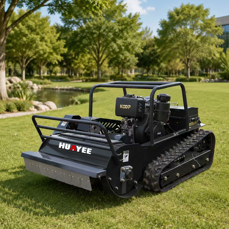 Gardening Tools Heavy Duty - Cortacésped de orugas con control remoto,