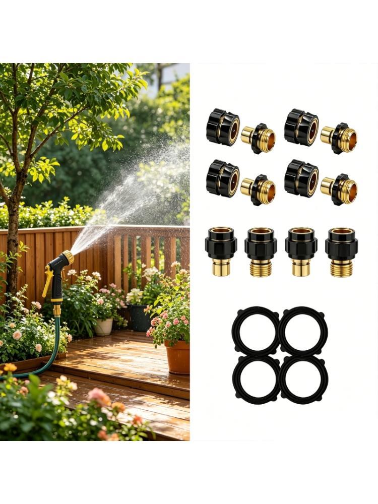 Gardening Tools You Need - Conectores tubería agua plástico R9UF, 4