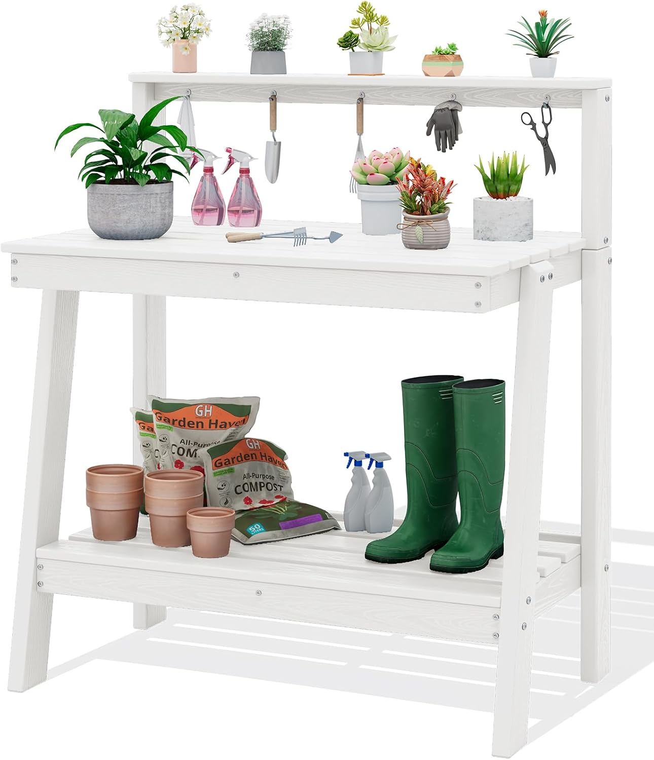 Gardening Tools Heavy Duty - Mesa de Jardinería para Exteriores con