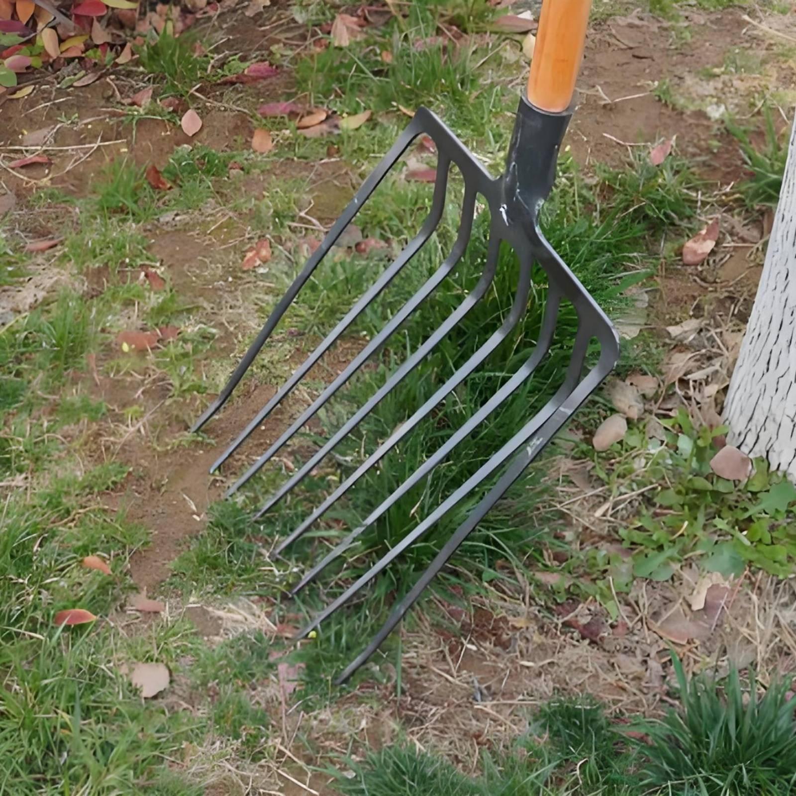 Horquilla Agrícola de Acero al - Gardening Tools Heavy Duty reseña y precio