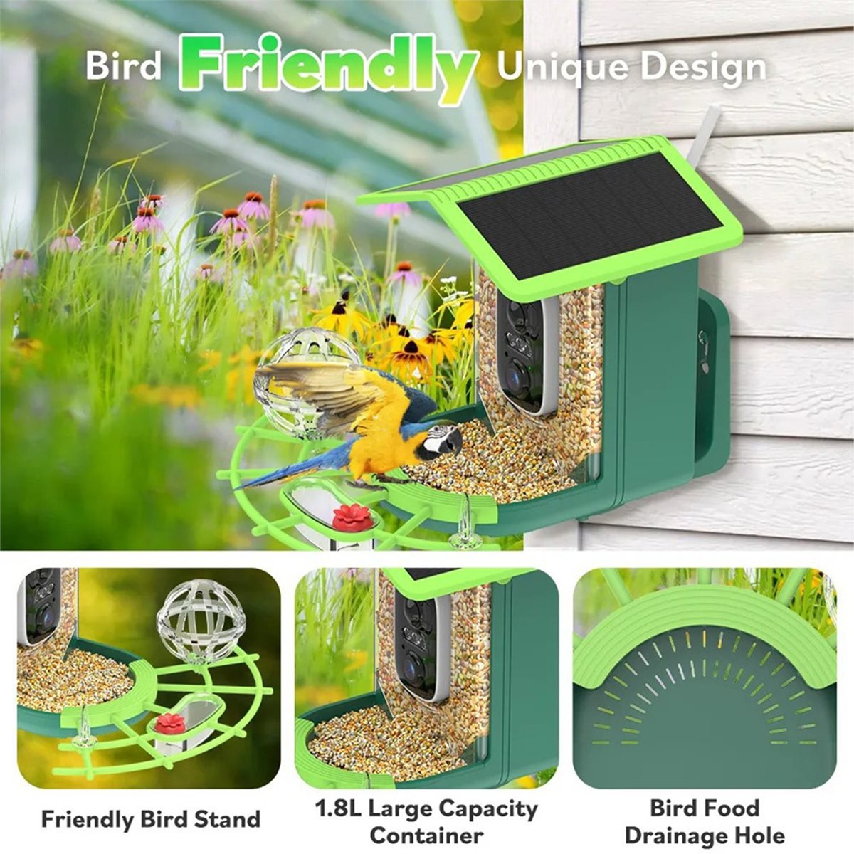Cámara Inteligente para Pájaro - Gardening Tools Video reseña y precio