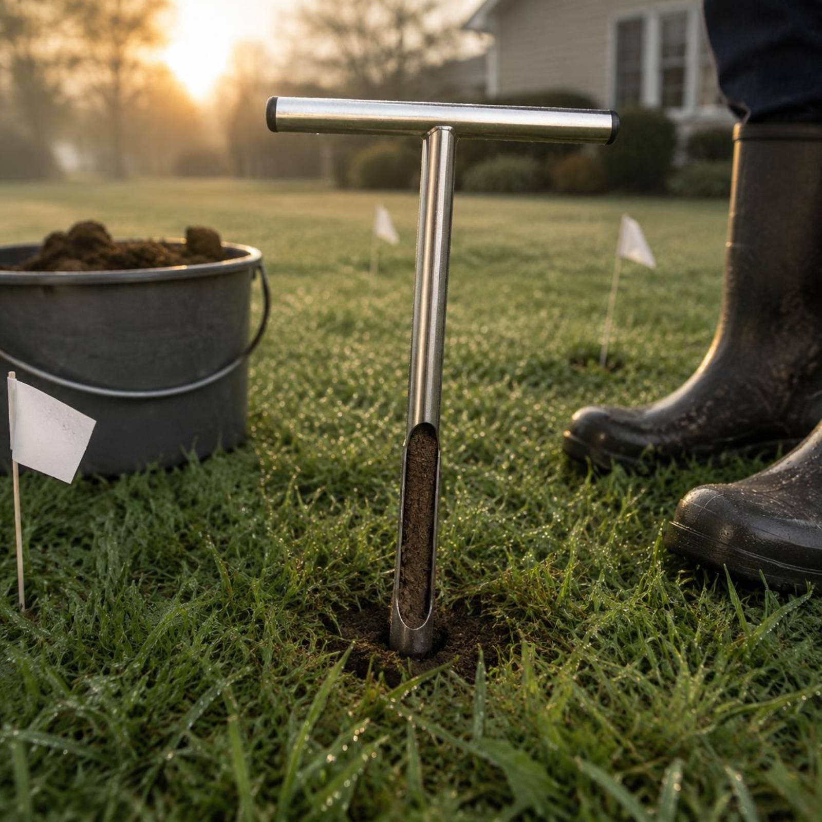 Muestreador de Suelo de Acero  - Gardening Tools Heavy Duty reseña y precio