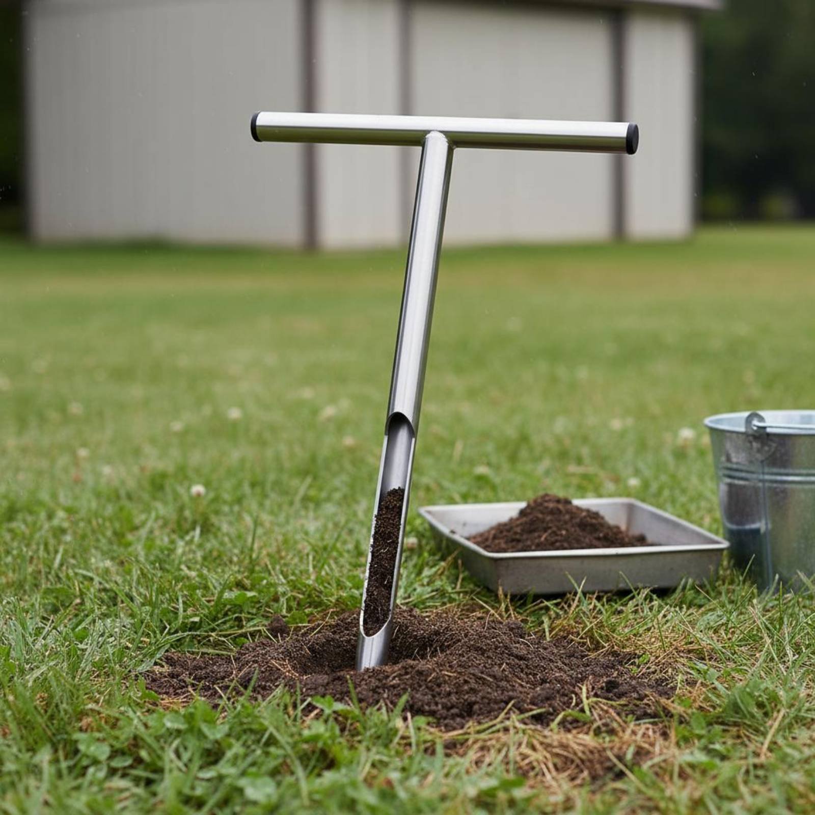 Muestreador de Suelo de Acero  - Gardening Tools Heavy Duty reseña y precio